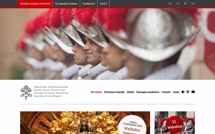 Screenshot of guardiasvizzera.ch