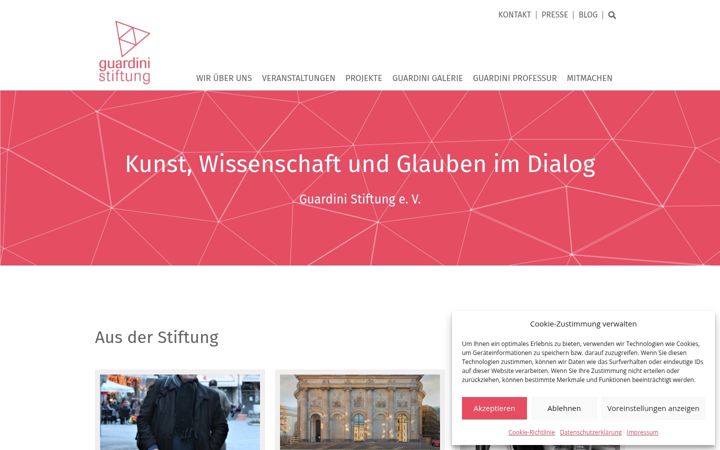 Screenshot of guardini.de