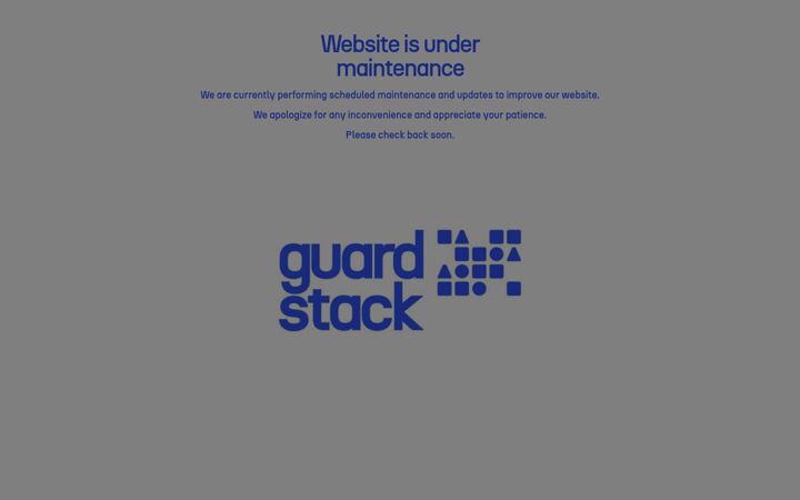 Screenshot of guardstack.com