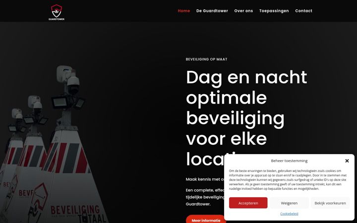 Screenshot of guardtower.nl