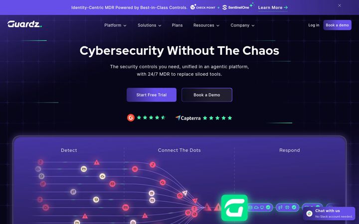 Screenshot of guardz.com