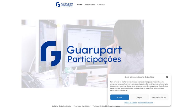 Screenshot of guarupart.com.br