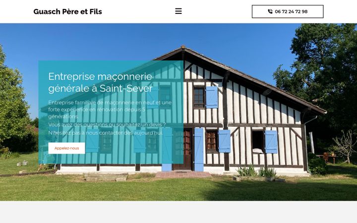 Screenshot of guasch-maconnerie.fr