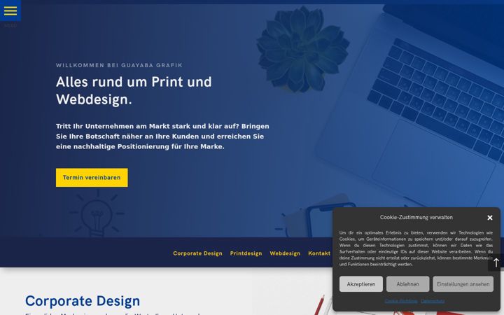 Screenshot of guayaba-grafik.de