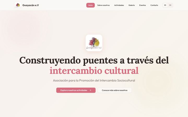 Screenshot of guayacan-ev.de