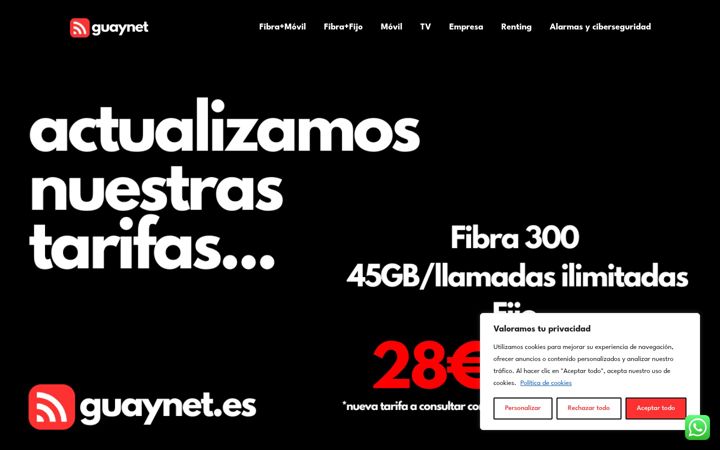 Screenshot of guaynet.es