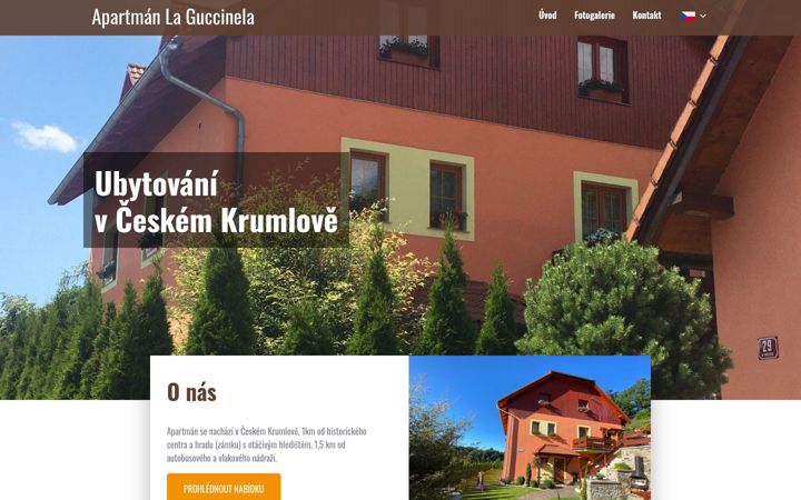 Screenshot of guccinela.cz