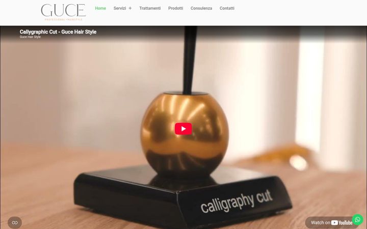 Screenshot of gucehairstyle.com