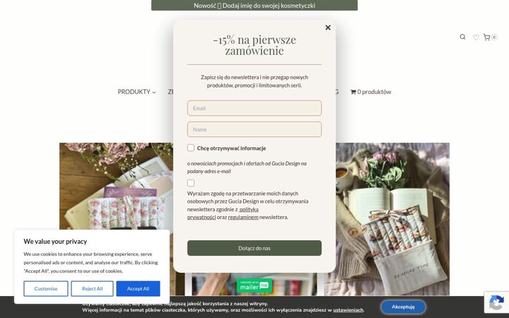 Screenshot of guciadesign.pl