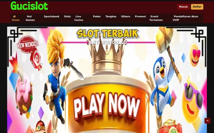 Screenshot of gucislot.com