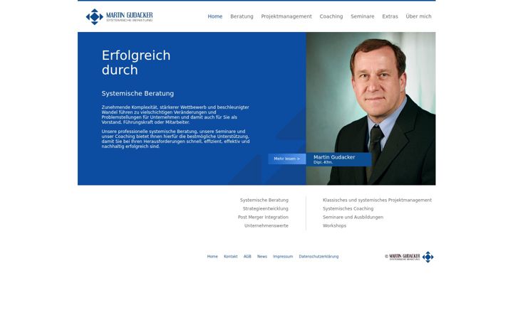 Screenshot of gudackerundpartner.de
