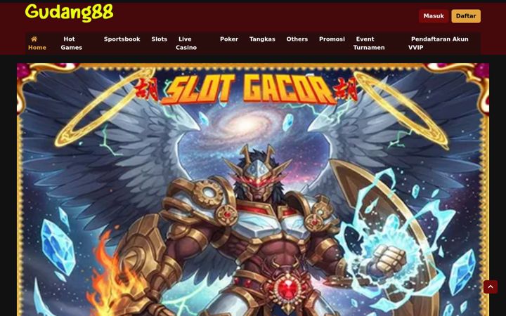 Screenshot of gudang88slot.com