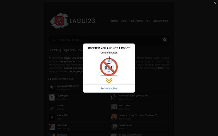 Screenshot of gudanglagu321.tel