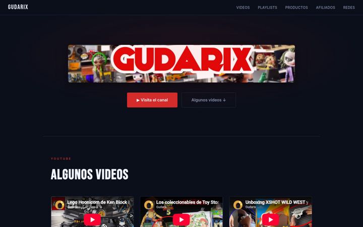 Screenshot of gudarix.net