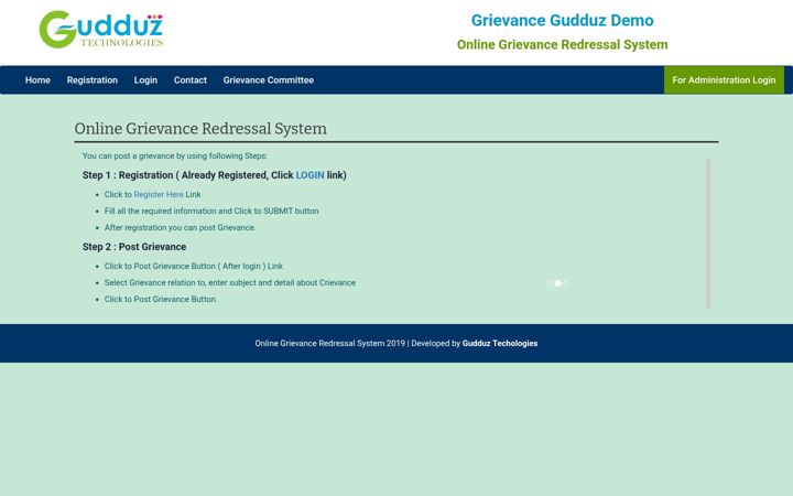 Screenshot of gudduztechnologies.in