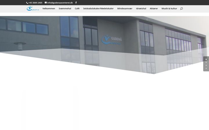 Screenshot of gudenaacenteret.dk