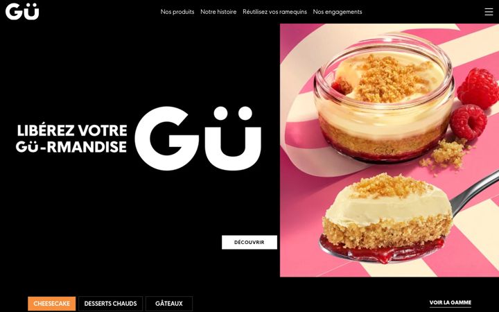 Screenshot of gudesserts.fr