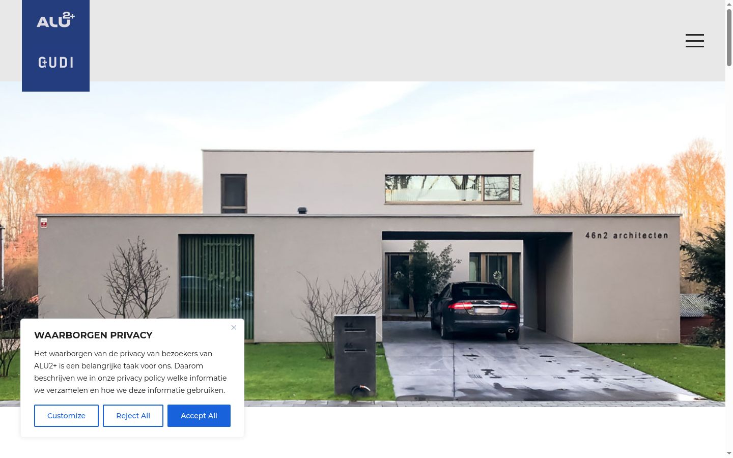 Screenshot des Einwilligungsbanners vor jeglicher Interaktion