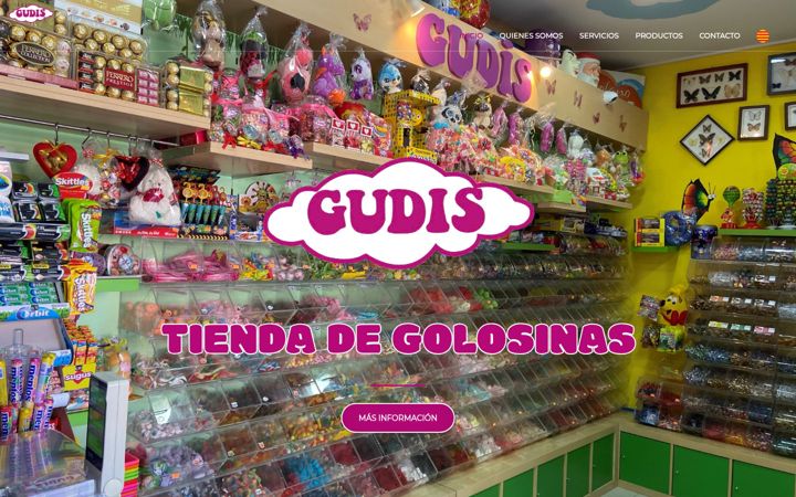 Screenshot of gudisgolosinas.es