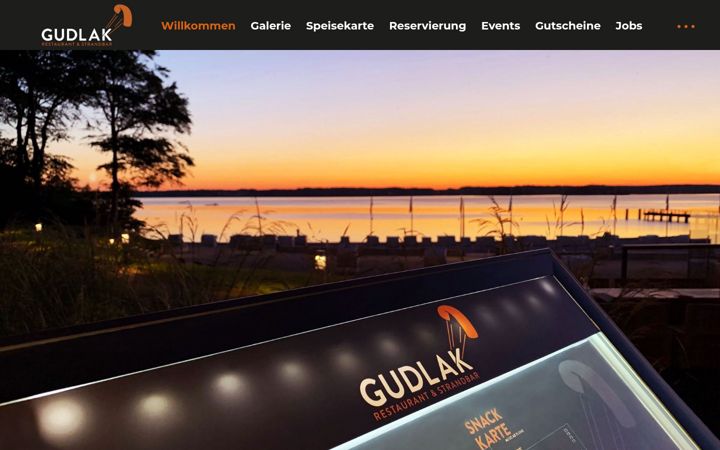 Screenshot of gudlak-restaurant.de