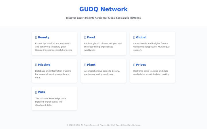 Screenshot of gudq.com