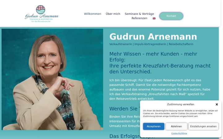 Screenshot of gudrun-arnemann.com