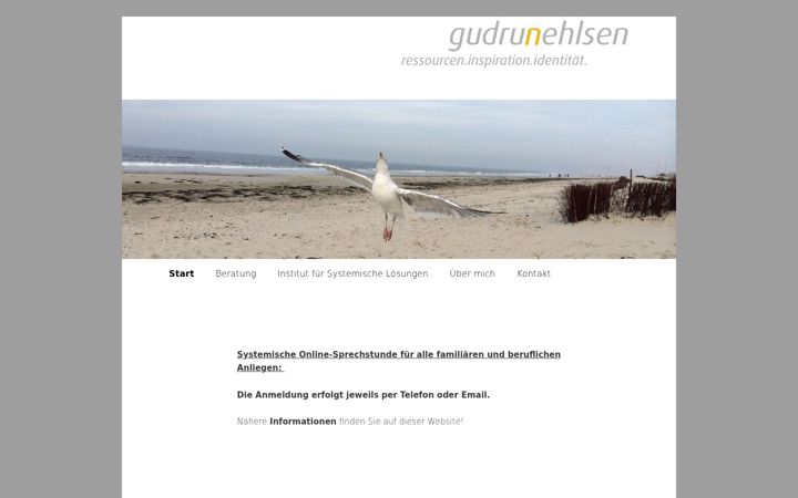 Screenshot of gudrunnehlsen.de