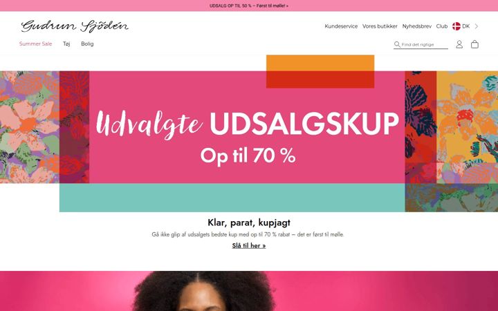 Screenshot of gudrunsjoden.com
