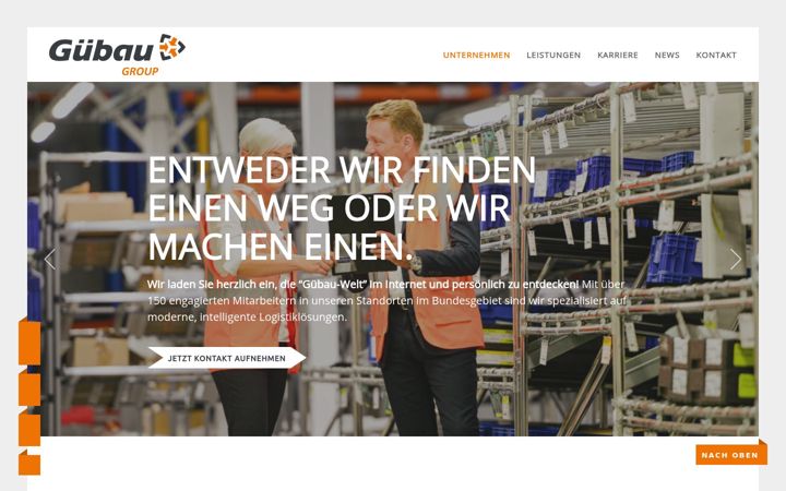 Screenshot of guebau.de