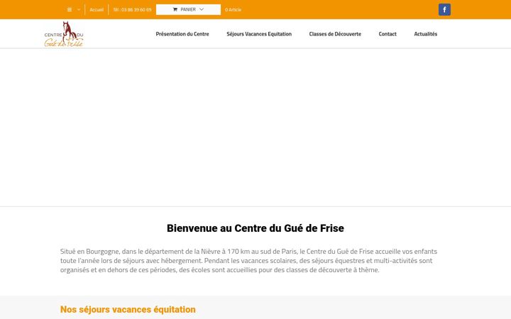 Screenshot of guedefrise.com