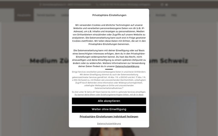 Screenshot von guelcinoezer.com