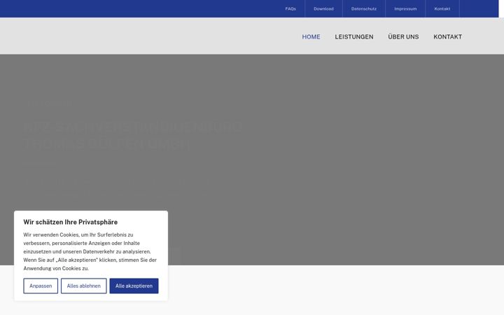 Screenshot of guelpen-sv.de