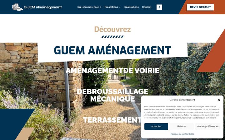 Screenshot of guem-amenagement.fr