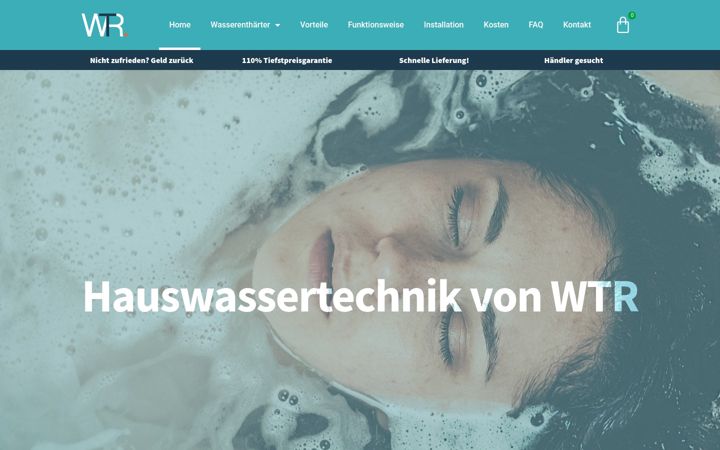 Screenshot of guenstigewasserenthaertung.de