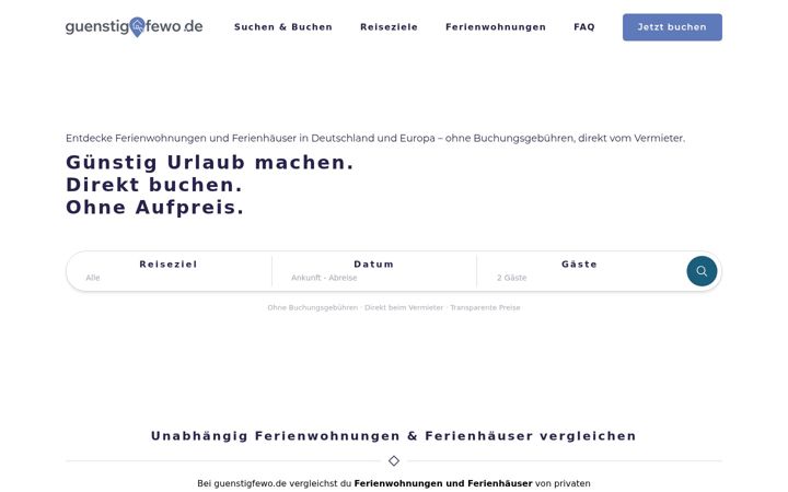 Screenshot of guenstigfewo.de