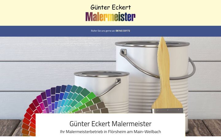 Screenshot of guenter-eckert-malermeister.de