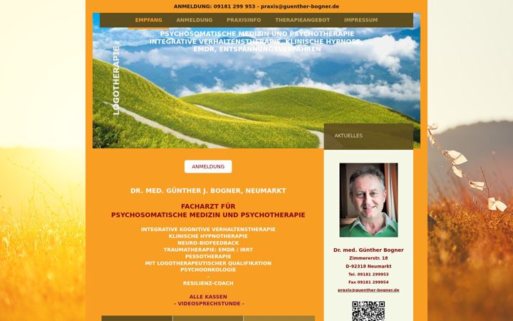 Screenshot of guenther-bogner.de