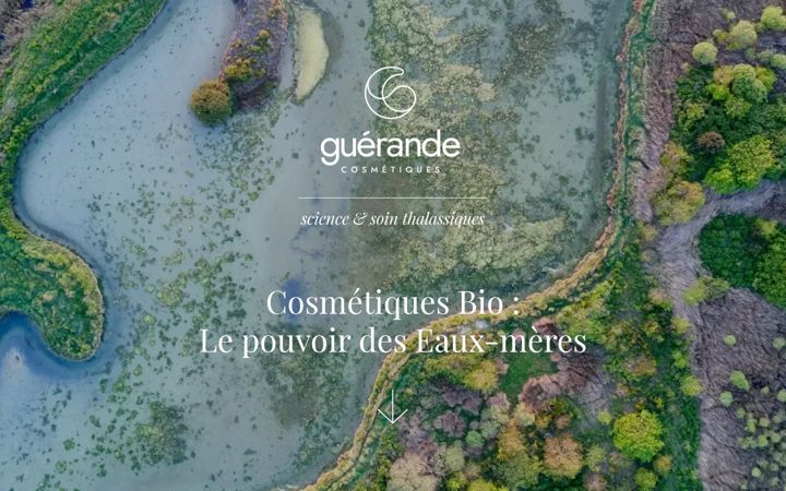 Screenshot of guerande-cosmetiques.com