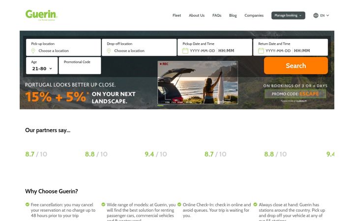 Screenshot of guerin.pt