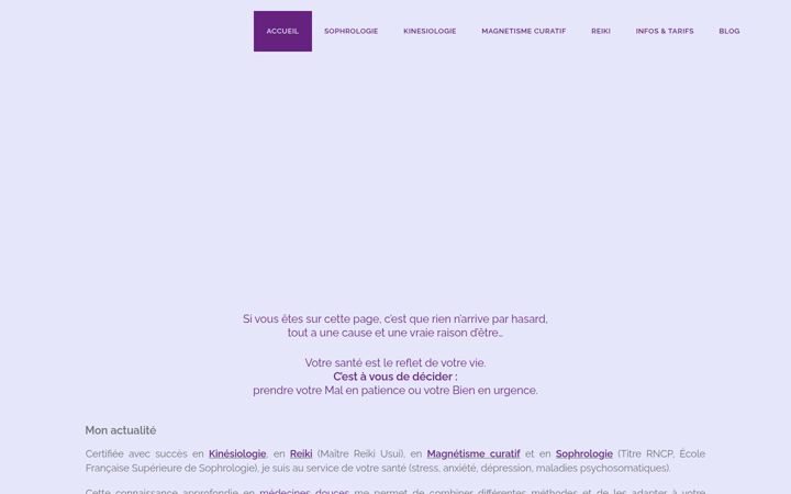 Screenshot of guerisonharmonielle.fr