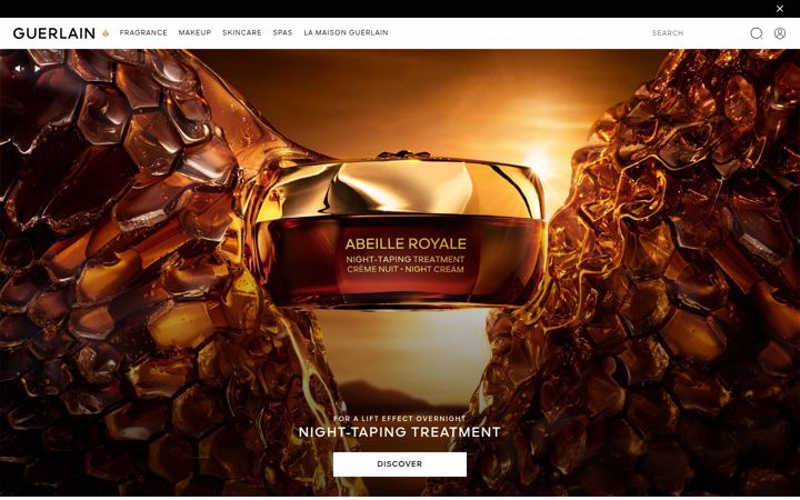Screenshot of guerlain.com