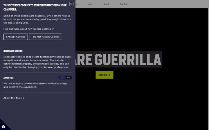 Screenshot of guerrilla-games.com