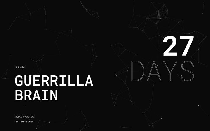 Screenshot of guerrillabrain.it