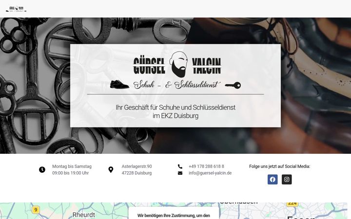 Screenshot of guersel-yalcin.de
