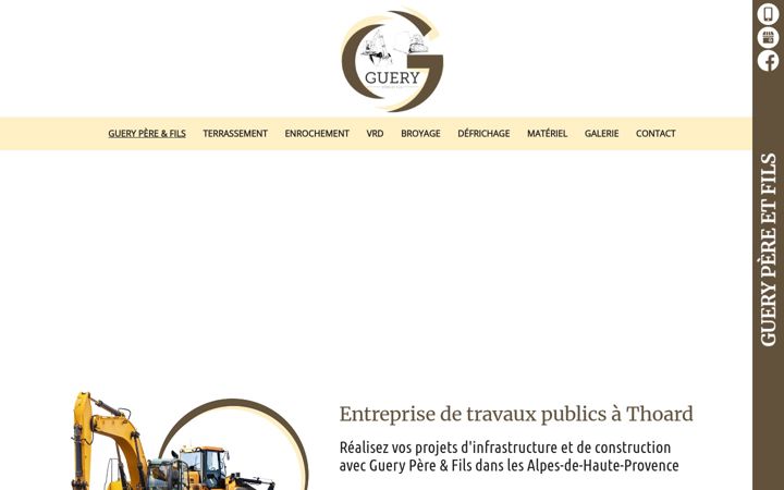 Screenshot of guery-terrassement.fr