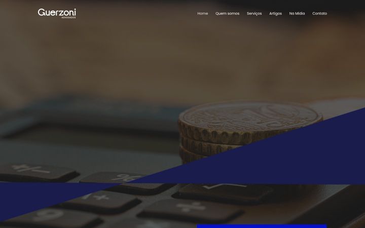Screenshot of guerzoniadvogados.com.br