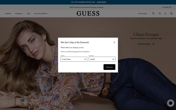 Screenshot of guesswatches.com