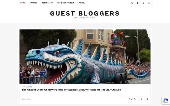 Screenshot of guest-bloggers.com