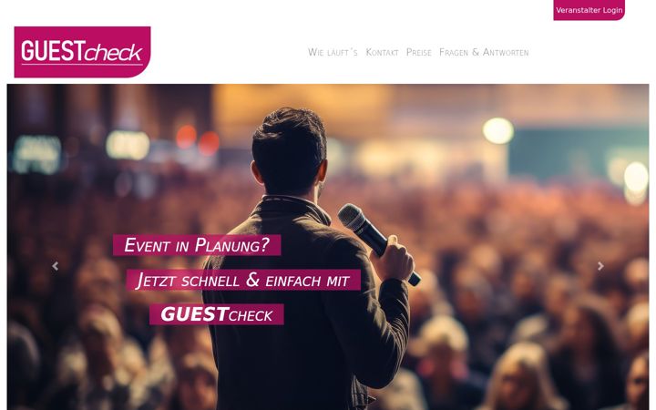 Screenshot of guest-check.eu