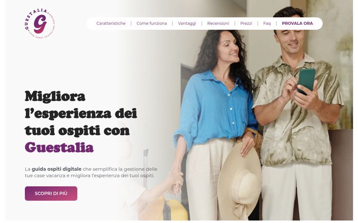 Screenshot of guestalia.it